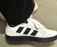 adidas「面包鞋」GRAND COURT BASE 00s休閑低幫板鞋男女阿迪達(dá)斯   半熒光藍(lán)/白色/樹脂黃   43 曬單實(shí)拍圖