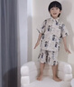 迪士尼寶寶男童套裝短袖夏季2025新款襯衫韓版男寶寶夏裝洋氣休閑兒童兩件套 杏色 100 建議90-100cm3-4歲cm(收藏 曬單實拍圖