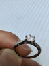 DR.KU人工培育鉆石一克拉鉆戒VVS2求婚戒指微鑲小鉆結(jié)婚生日情人節(jié)禮物 50分培育鉆戒/D級(jí)/3EX/VVS2 閉口(13號(hào)) 曬單實(shí)拍圖