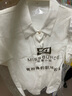 伯德小姐白色雪紡短袖襯衫女小個子穿搭職業(yè)上衣考公面試正裝襯衣 曬單實拍圖