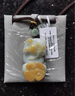 印象眸七夕禮物A貨翡翠吊墜俏色黃翡瑞獸貔貅玉墜 富貴貔貅 曬單實拍圖
