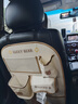 范爺家汽車座椅背收納袋多功能車載垃圾桶置物袋座椅后背掛袋后排防踢墊 曬單實拍圖