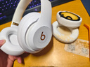 果瑪 適用魔音beats studio3耳罩三代耳機保護套錄音師studio2頭戴式wireless藍牙海綿套維修更換配件 【原配款】白色1對 曬單實(shí)拍圖
