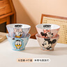 迪士尼米奇陶瓷斗笠碗釉下彩餐具高顏值特別好看的吃飯碗可愛飯碗 【4個混裝】樂悠5英寸斗笠碗 曬單實拍圖