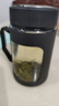 把手玻璃杯帶把大容量喝水杯子加厚辦公泡茶杯透明家用隔熱杯子 黑色 500ml 曬單實(shí)拍圖