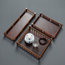 品茶客 手工竹席面茶棚茶杯架 功夫茶具干泡臺茶托盤(pán) 茶道收納杯 日式席面長(cháng)杯架 曬單實(shí)拍圖