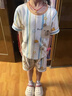 卡巴熊2025新款女童睡衣純棉短袖夏季薄款寶寶兒童卡通家居服套裝 21155-卡巴熊 100 【8碼】100-110CM 30-40斤 曬單實(shí)拍圖