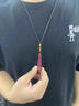 喜?？嫡嫫肺牟P朱砂吊墜女士轉(zhuǎn)運(yùn)逢考必過(guò)學(xué)生掛件男士項(xiàng)鏈本命年禮物 帝王砂文昌塔吊墜 曬單實(shí)拍圖