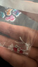 周六福（ZLF） S925銀飾耳釘女愛心時尚氣質(zhì)銀飾耳墜耳飾送生日禮物 耳飾一對 曬單實拍圖