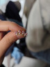 兩世歡粉色蝴蝶結(jié)S999純銀耳釘女養(yǎng)耳洞輕奢小巧甜美感氣質(zhì)足銀耳環(huán)耳飾 【通體S999足銀】粉色一對(duì) 曬單實(shí)拍圖