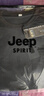 JEEP SPIRIT吉普短袖T恤男純棉夏季青年商務(wù)體恤衫男士圓領(lǐng)休閑百搭簡(jiǎn)約上衣 D01霧霾藍+鐵灰+卡其 XL (推薦120-135斤穿) 曬單實(shí)拍圖