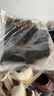 木榮七分闊腿褲女夏薄款2025新款高腰寬松純棉休閑直筒褲顯瘦八分中褲 黑色 L (建議105-115斤) 曬單實拍圖