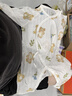 【夏清倉貝樂咿爬服】嬰兒連體衣夏季薄款長袖空調服寶寶純棉哈衣 6410#花草小熊 52cm 曬單實拍圖