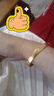 鍍金9999金手鐲女龍鳳結婚婚嫁首飾黃金色送女友老婆禮物 龍鳳手鐲（卡扣式） 曬單實拍圖