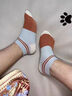 佰姿緣拼色襪子女士短襪春夏季薄款純棉防臭無(wú)骨新疆棉2025新款爆款船襪 【7A抗菌/防臭】組合A-S03 均碼 【5雙裝】?jì)?yōu)選新疆棉 曬單實(shí)拍圖