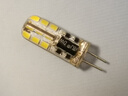 g4燈珠led插腳高亮低壓12v水晶燈插泡220v超亮g9光源燈節(jié)能小燈 G4-12V 3W(2835-24珠)【AC/DC 暖光 3000k 曬單實(shí)拍圖