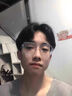 蔡司（ZEISS）鏡片超輕純鈦大臉框眼鏡男近視可配有度數(shù)防藍光散光變色眼睛架女 黑色【輕鈦大框】 眼鏡框【免郵試戴贈運費險】 曬單實拍圖