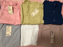 無印良品（MUJI）女式 棉 靛藍染色 長袖連衣裙女裝長裙子 春季純棉BC2JVA4A 藏青色 S (155/80A) 曬單實拍圖