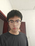 蔡司（ZEISS）近視眼鏡片男款散光可配度數防藍光輻射變色純鈦合金半框理工斯文 黑銀色 配德國蔡司視特耐1.67防藍光鏡片 曬單實(shí)拍圖
