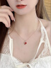Grace Girl18K金生肖兔項(xiàng)鏈女玫瑰金鉆石萌兔吊墜情人節(jié)生日禮物送女友老婆 18K金本命年紅兔項(xiàng)鏈+輕奢禮盒 曬單實(shí)拍圖