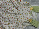優(yōu)奇小碎花女寶寶公主裙夏季薄款莫代爾嬰兒衣服夏裝裙子一周歲連衣裙 曬單實(shí)拍圖