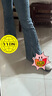 森馬（Semir）[陳都靈同款]牛仔褲女復(fù)古時(shí)尚港風(fēng)合體喇叭褲103124124016A 曬單實(shí)拍圖