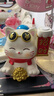 赟婭招財貓創(chuàng  )意擺件鑰匙置物架托盤(pán)玄關(guān)客廳桌面裝飾品喬遷搬家禮物 招財貓雙收納托盤(pán) 曬單實(shí)拍圖