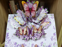 UNIGIFT新款教師節(jié)祝福立體3d賀卡花朵蝴蝶高顏值成品手工卡片ins風禮物 新花朵蝴蝶 曬單實拍圖