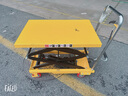 冠航手動(dòng)液壓升降平臺車(chē)移動(dòng)式電動(dòng)升降機小型舉升機簡(jiǎn)易式小推車(chē) 150KG升1.26M【臺面450-700】 曬單實(shí)拍圖