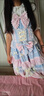 閃動少女（SHANDONGSHAONV）Lolita洋裝可愛jsk吊帶洛麗塔連衣裙夏天 藍(lán)粉色jsk吊帶裙+背后蝴蝶結(jié) S (90斤以下) 曬單實拍圖