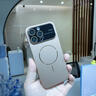 穹燃磁吸帶支架適用蘋果16promax手機殼2025新款iphone16pro高級感液態(tài)硅膠15鏡頭全包相機按鍵保護套 【砂粉色】磁吸帶支架AI拍照按鍵親膚真液態(tài) iPhone 16 pro 曬單實拍圖