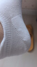 無(wú)印良品（MUJI）男女通用合腳直角襪口無(wú)橡筋短襪襪子男襪女襪男式女式無(wú)性別 米白色 4A 1雙 S （23-25cm/36-40碼） 曬單實(shí)拍圖