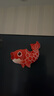 墨斗魚(yú)搖耳財神爺冰箱貼喜慶家居裝飾創(chuàng  )意冰箱磁力貼國潮新年浮雕磁性貼 錦鯉 曬單實(shí)拍圖