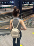 歐時納（JUST STAR）雙肩包女款2025年新款輕奢大容量通勤旅行背包書包七夕情人節(jié)禮物 曬單實拍圖