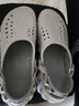 卡駱馳（crocs）洞洞鞋男 波波Clog時(shí)尚輕便透氣運(yùn)動(dòng)休閑鞋 207937-1FT M9W11 曬單實(shí)拍圖