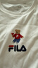 FILA 斐樂女裝官方女士短袖T恤夏季休閑運動內(nèi)搭t恤運動上衣 標準白-F51W328152FWT 2XL （180/96A/XXL） 曬單實拍圖