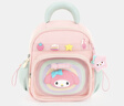 Hello Kitty幼兒園書包女孩中大班學(xué)生寶寶外出包兒童背包禮物96693美樂蒂粉 曬單實拍圖
