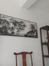 畫(huà)大芬大芬高檔客廳裝飾畫(huà)掛畫(huà)沙發(fā)背景墻紫氣東來(lái)山水畫(huà)靠山墻壁畫(huà)風(fēng)景 08款【八方聚財】 180*80CM油畫(huà)布金色框 曬單實(shí)拍圖