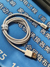 那物充電線Type-C數據線100w超級快充線6A編織防折斷USB-C加粗耐用車載適用華為榮耀小米vivo手機oppo 一條裝【雅灰白】100W/88W/66W超級快充 1米 曬單實拍圖