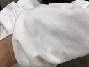 夏季圓領(lǐng)短袖T恤男純色百搭黑色白色萊卡打底衫半袖體恤上衣服 牛奶絲-純黑色短T M 曬單實(shí)拍圖