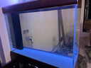 漢霸超白玻璃魚缸客廳家用2025年新款大型水族箱生態(tài)底濾智能懶人金魚 柚木色 屏風100cm長x40cm寬x75cm+80cm高 曬單實拍圖