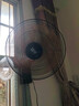 駱駝（CAMEL）壁扇掛壁式電風扇家用餐廳掛墻壁風扇掛壁搖頭壁扇掛壁式節(jié)能省電風扇家用飯店16吋18吋掛扇鋁葉 駱駝18寸壁扇黑色【機械款 鋁葉】直徑460mm 原機1.1米電線 曬單實拍圖