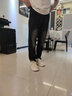 大嘴猴（paul frank）潮牌天絲涼感直筒牛仔褲男士夏季薄款寬松闊腿休閑彎刀工作褲子裝 黑灰色3019B【官方正品】 36 【建議165-185斤】 曬單實拍圖