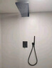 九牧JOMOO入墻暗裝花灑套裝數顯恒溫全銅入墻式隱藏預埋熱熔嵌入式花灑套裝 槍灰色三功能-冷熱 曬單實(shí)拍圖