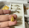 佐卡伊黃金項鏈女足金999福祿葫蘆吊墜金項鏈生日禮物送女友 約0.5克 曬單實拍圖