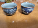 四方亭景德鎮(zhèn)老陶泥手工青花瓷茶盞品茗杯主人杯陶瓷功夫茶具茶杯單杯 國韻思古杯-牡丹 200mL以下 曬單實拍圖