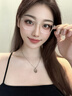 歐利時（OLEVS）新款女生鎖骨鏈小眾輕奢吊墜項鏈女禮盒裝節(jié)日禮物送女友送閨蜜 OLS-004-玫瑰金項鏈-禮盒裝 曬單實拍圖