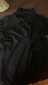 獨(dú)束大碼女裝圍裹式氣質(zhì)V翻領(lǐng)連衣裙夏季新款微胖mm收腰顯瘦A字裙 松露黑 4XL (尺碼：6) 曬單實(shí)拍圖