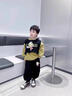 迷野仙蹤男童秋季套裝2025新款哪吒兒童馬甲衛(wèi)衣三件套洋氣男寶寶秋天穿搭 25069哪吒三件套 120 曬單實(shí)拍圖
