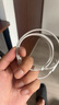 小米小米3A 快充數(shù)據(jù)線 1m (USB-C to USB-C) 白色 曬單實(shí)拍圖